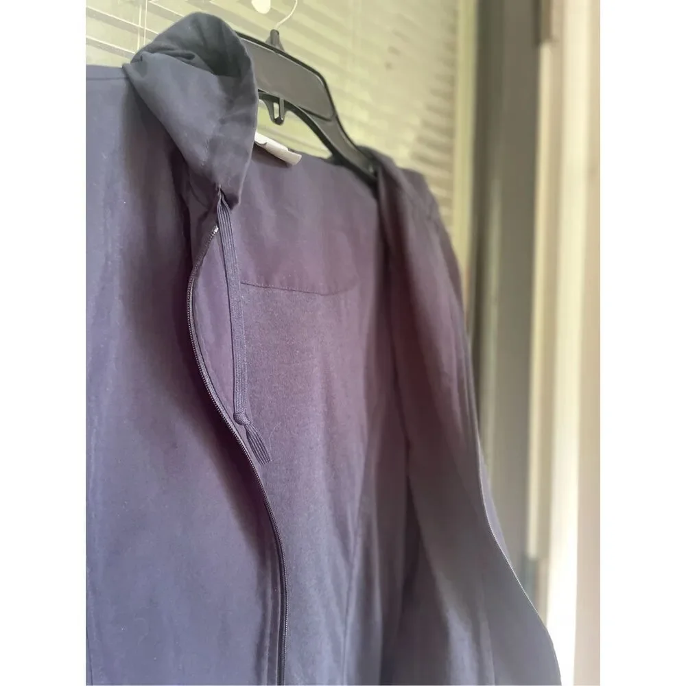 Nike Women’s Blue Full Zip Lightweight Hooded Jacket Size Large 12-14